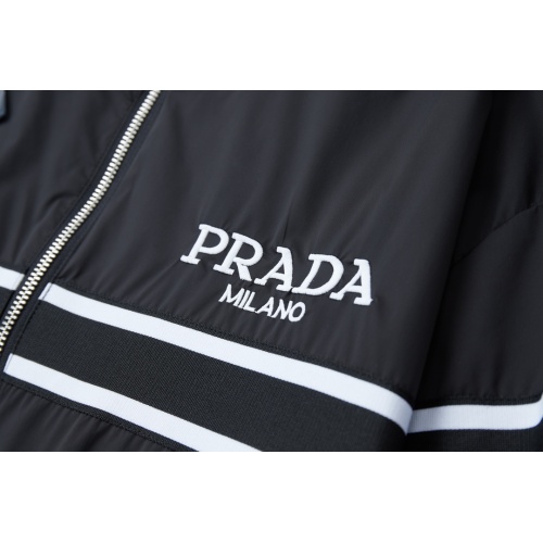 Replica Prada Jackets Long Sleeved For Men #1237077 $85.00 USD for Wholesale