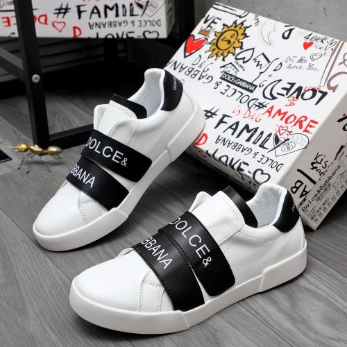 Wholesale Dolce &amp; Gabbana D&amp;G Casual Shoes For Men #1237117 $76.00 USD, Wholesale Quality Replica Dolce &amp; Gabbana D&amp;G Casual Shoes