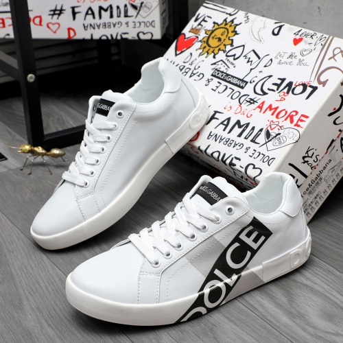 Wholesale Dolce &amp; Gabbana D&amp;G Casual Shoes For Men #1237120 $80.00 USD, Wholesale Quality Replica Dolce &amp; Gabbana D&amp;G Casual Shoes