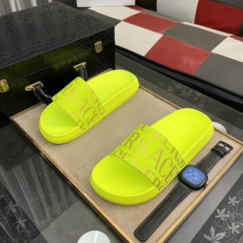 Wholesale Versace Slippers For Men #1237167 $45.00 USD, Wholesale Quality Replica Versace Slippers