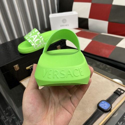 Replica Versace Slippers For Men #1237168 $45.00 USD for Wholesale