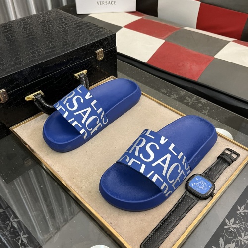 Wholesale Versace Slippers For Men #1237170 $45.00 USD, Wholesale Quality Replica Versace Slippers