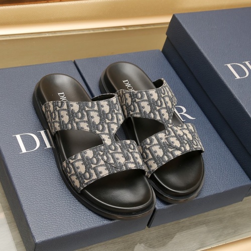 Wholesale Christian Dior Slippers For Men #1237213 $72.00 USD, Wholesale Quality Replica Christian Dior Slippers