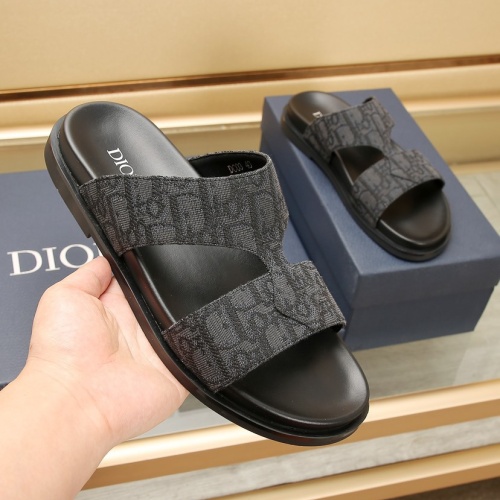 Replica Christian Dior Slippers For Men #1237214 $72.00 USD for Wholesale