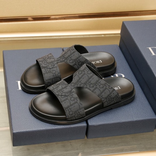 Replica Christian Dior Slippers For Men #1237214 $72.00 USD for Wholesale