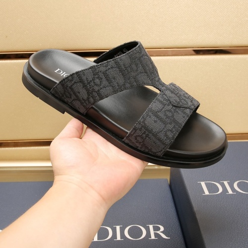 Replica Christian Dior Slippers For Men #1237214 $72.00 USD for Wholesale