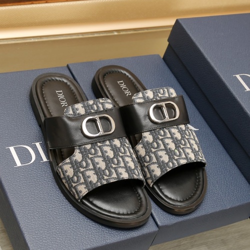 Wholesale Christian Dior Slippers For Men #1237215 $72.00 USD, Wholesale Quality Replica Christian Dior Slippers