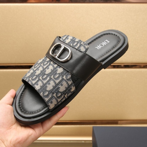 Replica Christian Dior Slippers For Men #1237215 $72.00 USD for Wholesale