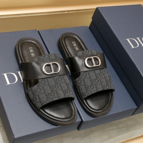 Wholesale Christian Dior Slippers For Men #1237216 $72.00 USD, Wholesale Quality Replica Christian Dior Slippers