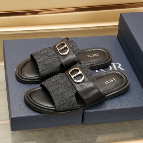 Replica Christian Dior Slippers For Men #1237216 $72.00 USD for Wholesale