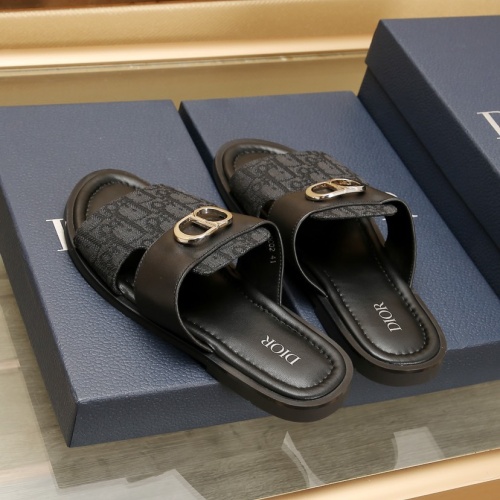 Replica Christian Dior Slippers For Men #1237216 $72.00 USD for Wholesale