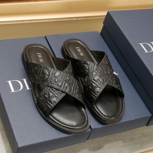 Wholesale Christian Dior Slippers For Men #1237217 $72.00 USD, Wholesale Quality Replica Christian Dior Slippers