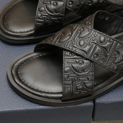 Replica Christian Dior Slippers For Men #1237217 $72.00 USD for Wholesale