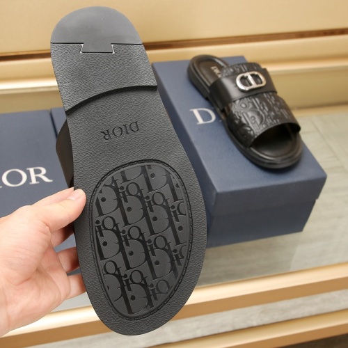 Replica Christian Dior Slippers For Men #1237218 $72.00 USD for Wholesale