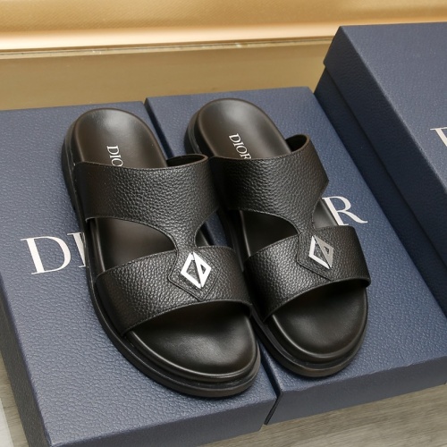 Wholesale Christian Dior Slippers For Men #1237220 $72.00 USD, Wholesale Quality Replica Christian Dior Slippers