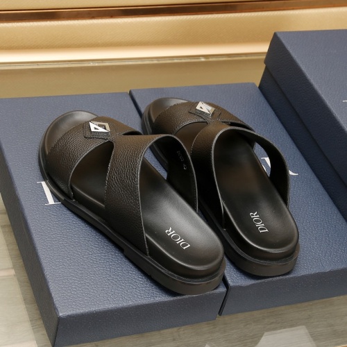 Replica Christian Dior Slippers For Men #1237220 $72.00 USD for Wholesale