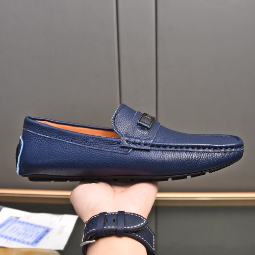 Replica Boss Leather Shoes For Men #1237230 $76.00 USD for Wholesale