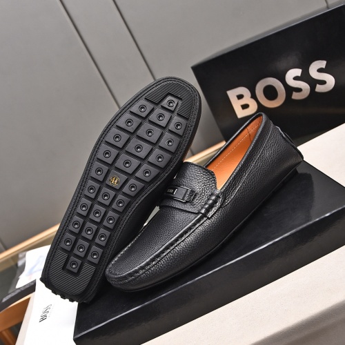 Replica Boss Leather Shoes For Men #1237231 $76.00 USD for Wholesale