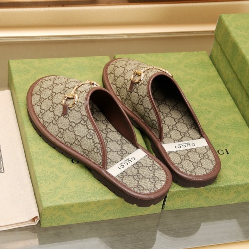 Replica Gucci Slippers For Men #1237238 $76.00 USD for Wholesale