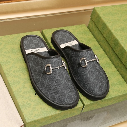 Wholesale Gucci Slippers For Men #1237240 $76.00 USD, Wholesale Quality Replica Gucci Slippers