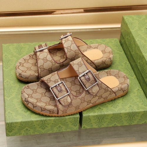 Replica Gucci Slippers For Men #1237242 $72.00 USD for Wholesale