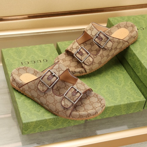 Replica Gucci Slippers For Men #1237242 $72.00 USD for Wholesale