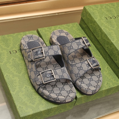 Wholesale Gucci Slippers For Men #1237243 $72.00 USD, Wholesale Quality Replica Gucci Slippers