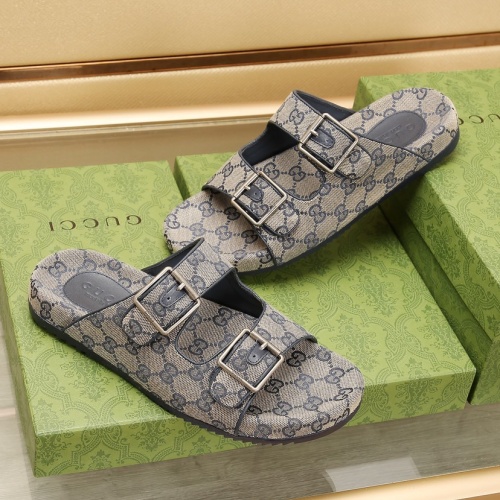 Replica Gucci Slippers For Men #1237243 $72.00 USD for Wholesale