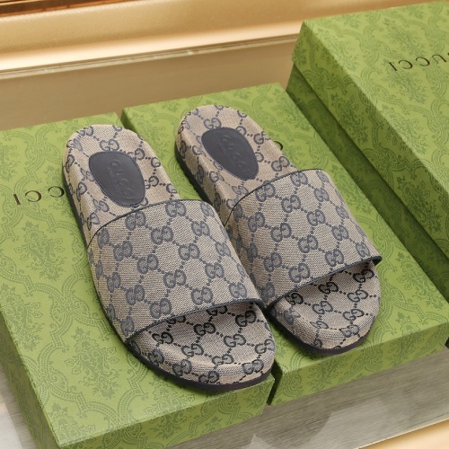 Wholesale Gucci Slippers For Men #1237247 $72.00 USD, Wholesale Quality Replica Gucci Slippers