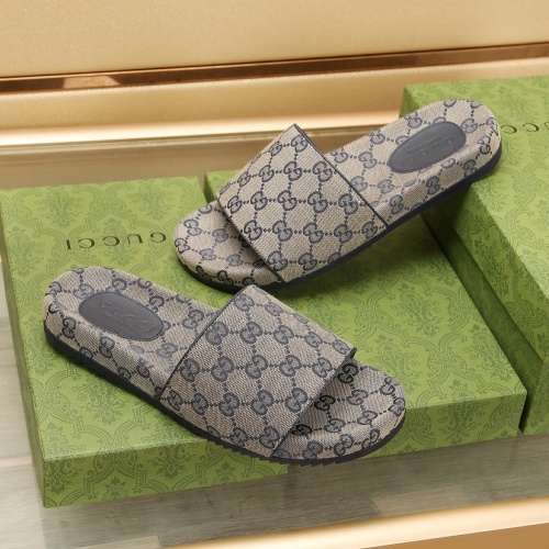 Replica Gucci Slippers For Men #1237247 $72.00 USD for Wholesale