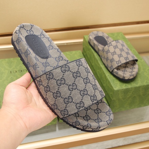 Replica Gucci Slippers For Men #1237247 $72.00 USD for Wholesale