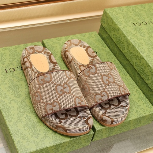 Wholesale Gucci Slippers For Men #1237249 $72.00 USD, Wholesale Quality Replica Gucci Slippers