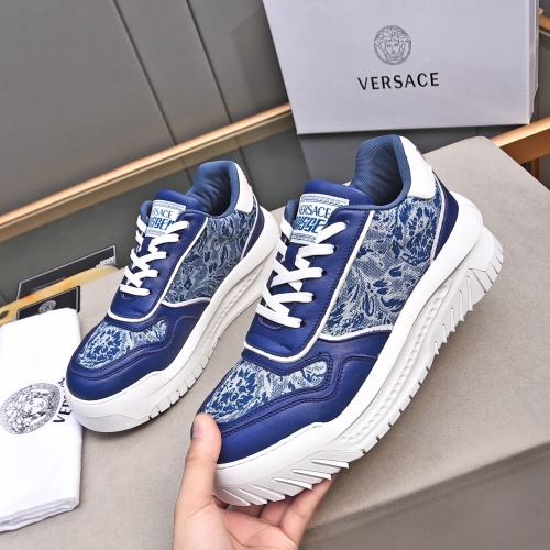 Wholesale Versace Casual Shoes For Men #1237289 $92.00 USD, Wholesale Quality Replica Versace Casual Shoes