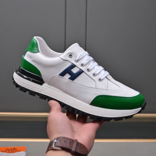 Replica Hermes Casual Shoes For Men #1237294 $80.00 USD for Wholesale