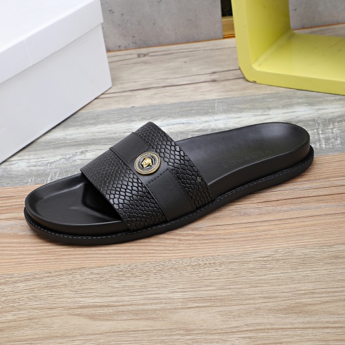 Replica Versace Slippers For Men #1237305 $56.00 USD for Wholesale