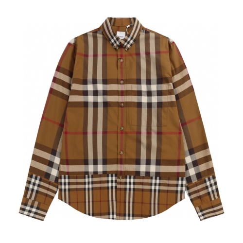 Wholesale Burberry Shirts Long Sleeved For Unisex #1237313 $72.00 USD, Wholesale Quality Replica Burberry Shirts