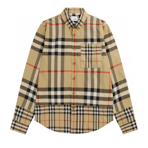 Wholesale Burberry Shirts Long Sleeved For Unisex #1237314 $72.00 USD, Wholesale Quality Replica Burberry Shirts