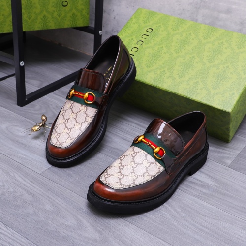 Wholesale Gucci Oxfords Shoes For Men #1237317 $96.00 USD, Wholesale Quality Replica Gucci Oxfords Shoes