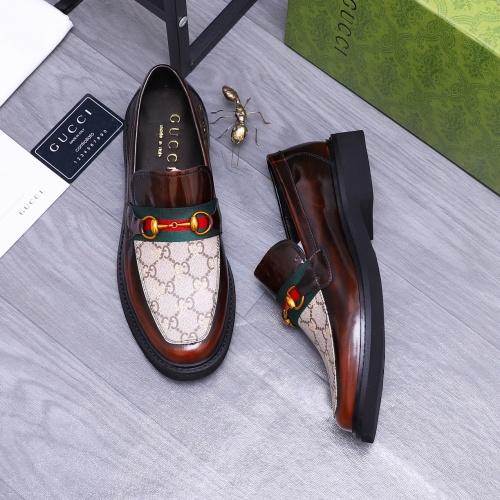 Replica Gucci Oxfords Shoes For Men #1237317 $96.00 USD for Wholesale