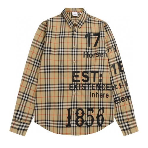 Wholesale Burberry Shirts Long Sleeved For Unisex #1237318 $68.00 USD, Wholesale Quality Replica Burberry Shirts