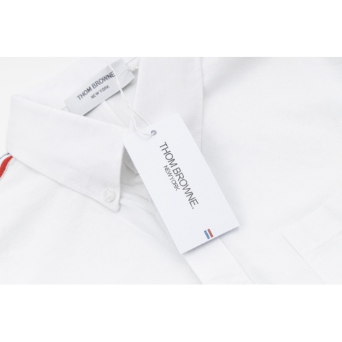 Replica Thom Browne TB Shirts Long Sleeved For Unisex #1237321 $52.00 USD for Wholesale