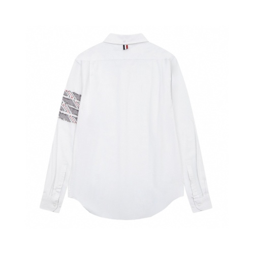 Replica Thom Browne TB Shirts Long Sleeved For Unisex #1237323 $56.00 USD for Wholesale