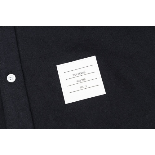 Replica Thom Browne TB Shirts Long Sleeved For Unisex #1237324 $56.00 USD for Wholesale