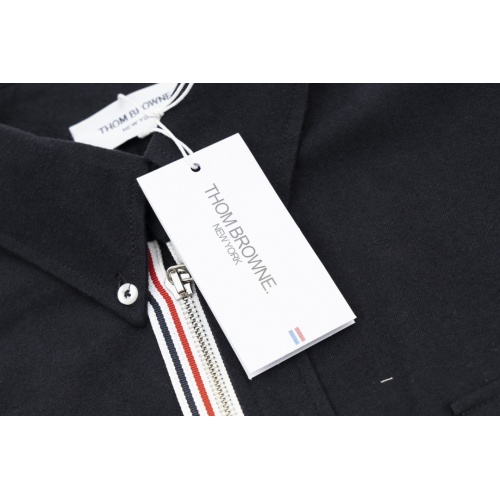 Replica Thom Browne TB Shirts Long Sleeved For Unisex #1237326 $64.00 USD for Wholesale