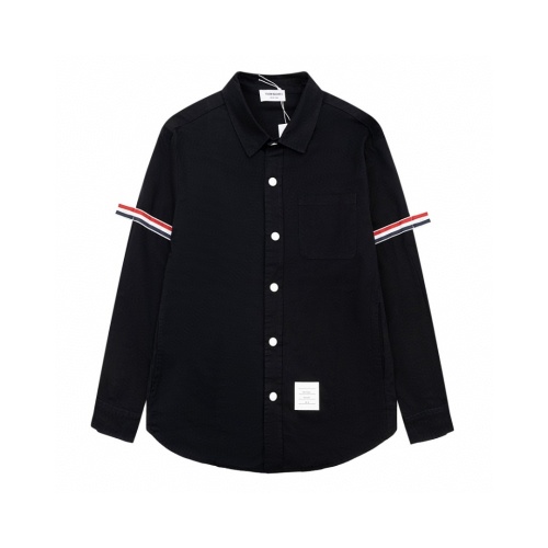 Wholesale Thom Browne TB Shirts Long Sleeved For Unisex #1237329 $64.00 USD, Wholesale Quality Replica Thom Browne TB Shirts