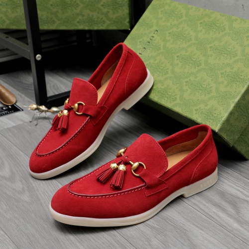 Wholesale Gucci Oxfords Shoes For Men #1237331 $115.00 USD, Wholesale Quality Replica Gucci Oxfords Shoes