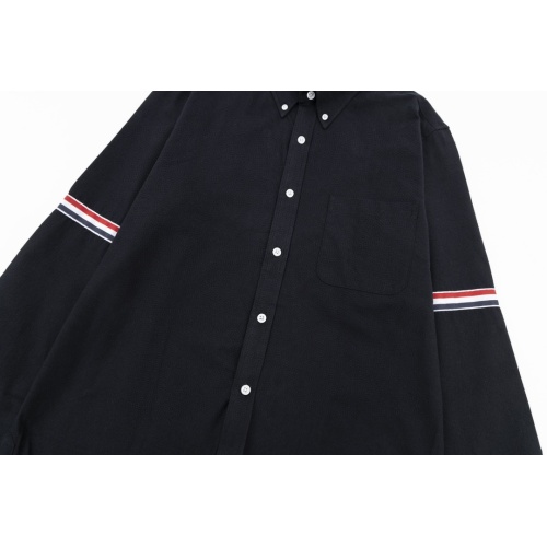 Replica Thom Browne TB Shirts Long Sleeved For Unisex #1237332 $56.00 USD for Wholesale