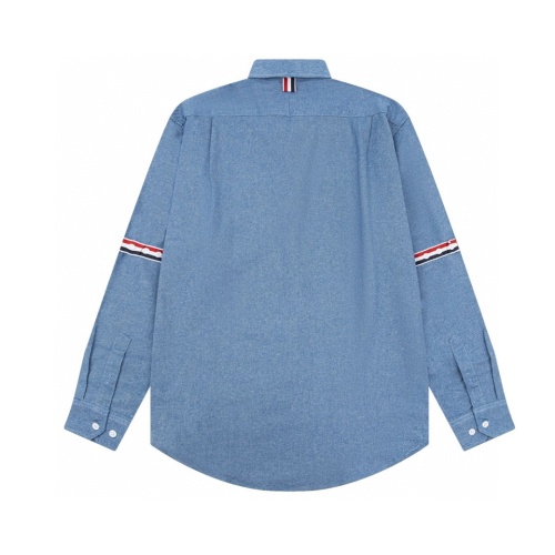 Replica Thom Browne TB Shirts Long Sleeved For Unisex #1237334 $56.00 USD for Wholesale