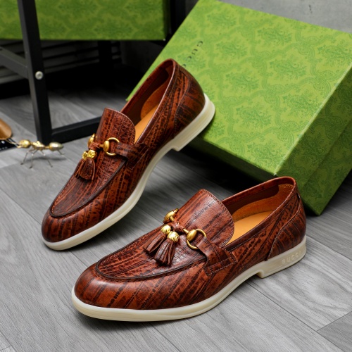 Wholesale Gucci Oxfords Shoes For Men #1237336 $115.00 USD, Wholesale Quality Replica Gucci Oxfords Shoes