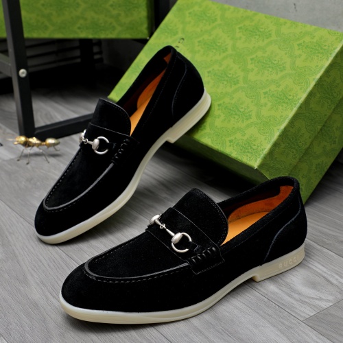 Wholesale Gucci Oxfords Shoes For Men #1237338 $115.00 USD, Wholesale Quality Replica Gucci Oxfords Shoes